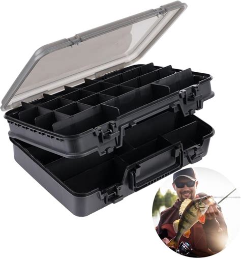 metal two tier tackle box|Amazon.com: 2 Tier Tackle Box.